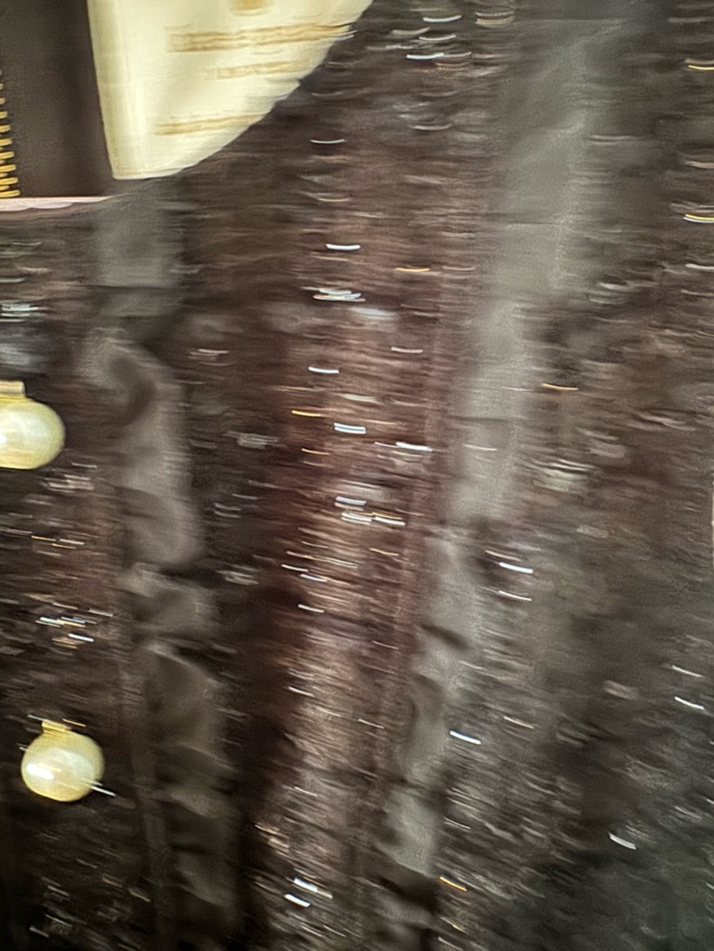 kate spade Black Tweed Pearl-Button Mini Dress - Picture 2 of 4